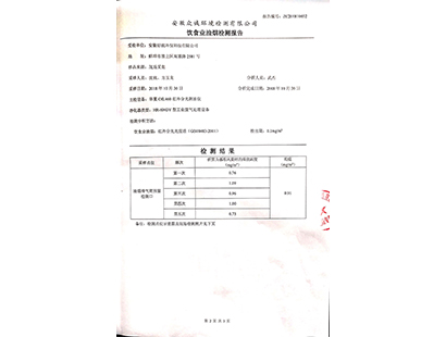 檢測報告